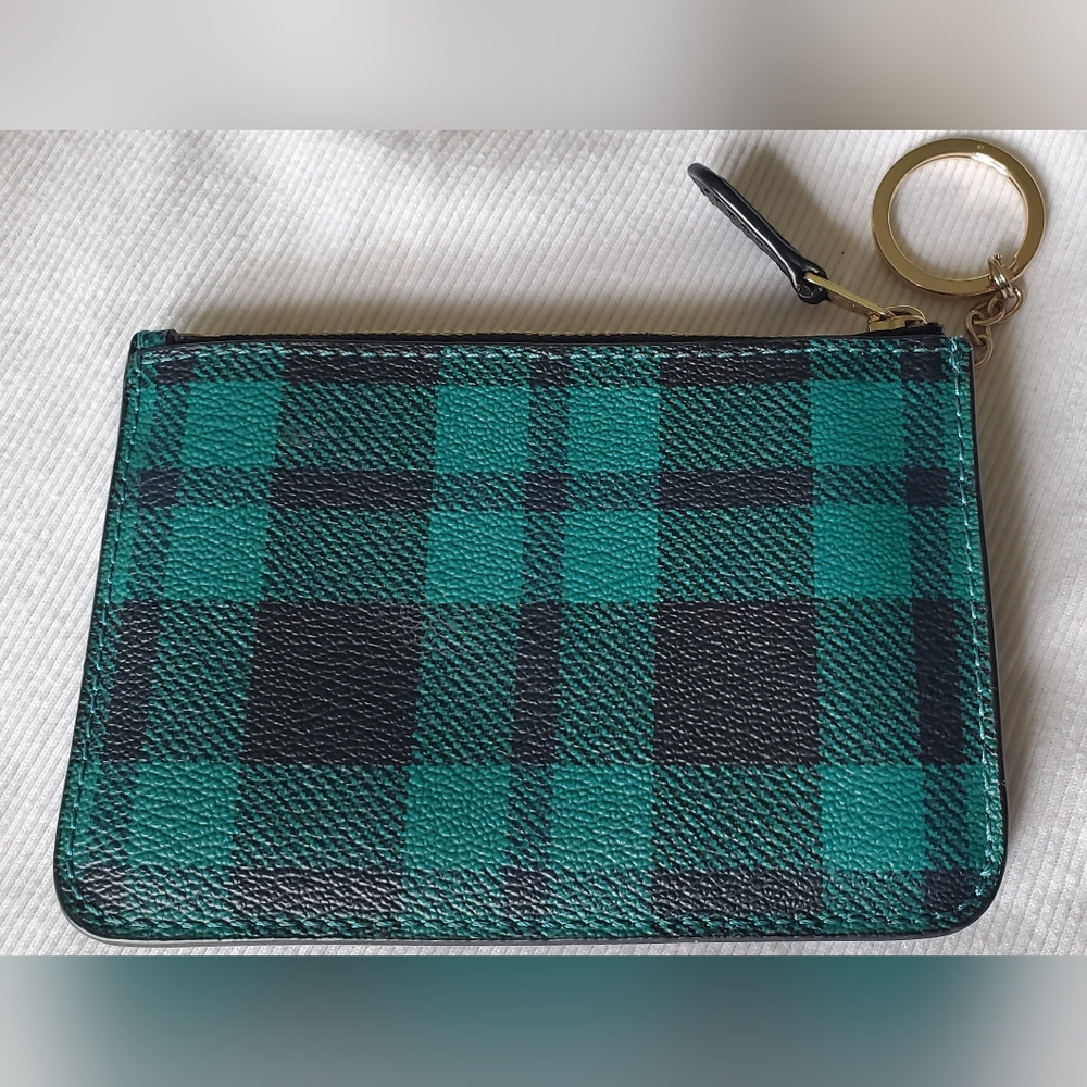 COACH Green/Black Coin Purse - Picture 2 of 4